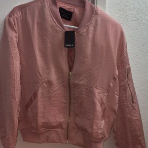 Salmon bomber jacket